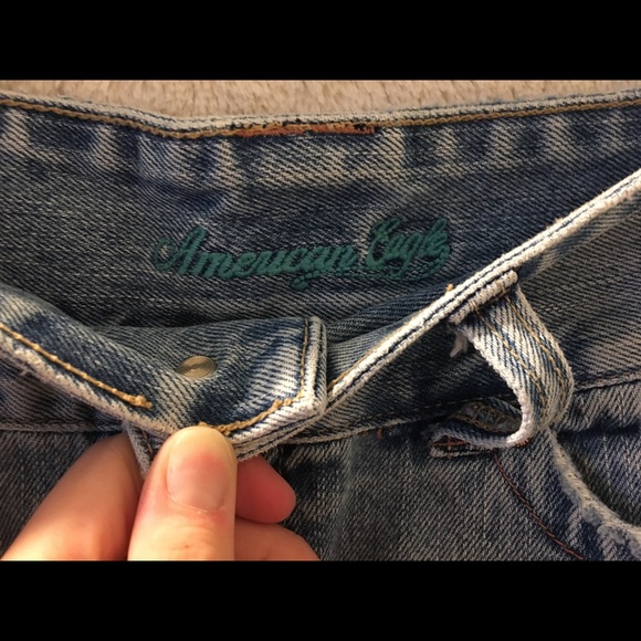 Blue American eagle jean skirt - Picture 4 of 7